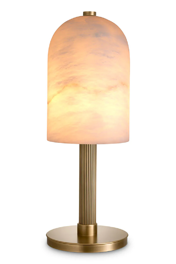Solid Alabaster Table Lamp | Eichholtz Kayla | Eichholtzmiami.com