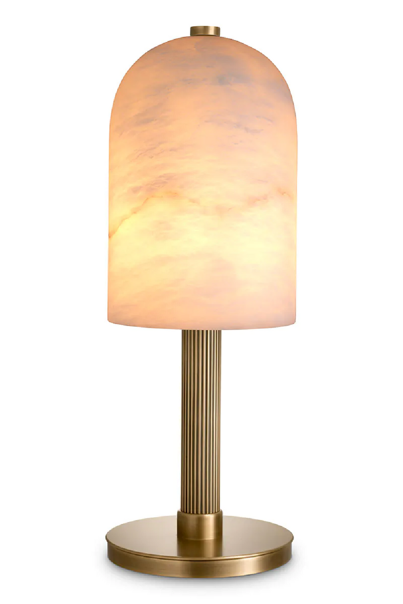 Solid Alabaster Table Lamp | Eichholtz Kayla | Eichholtzmiami.com