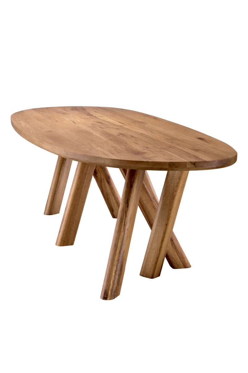 Oval Oak Dining Table | Eichholtz Baysore | Eichholtzmiami.com