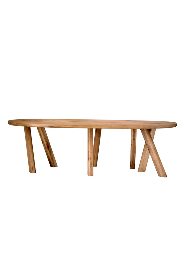 Oval Oak Dining Table | Eichholtz Baysore | Eichholtzmiami.com