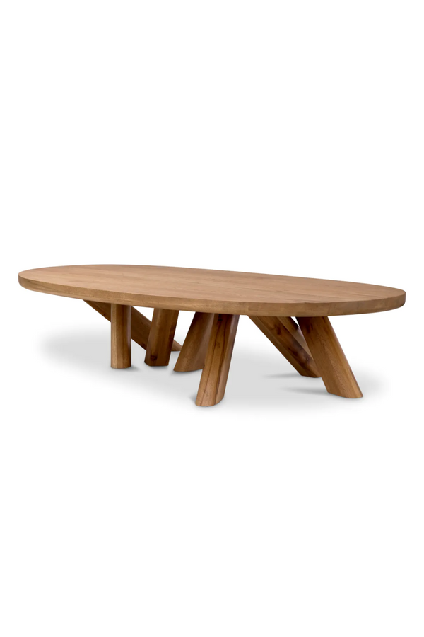 Oval Oak Coffeee Table | Eichholtz Bayshore | Eichholtzmiami.com