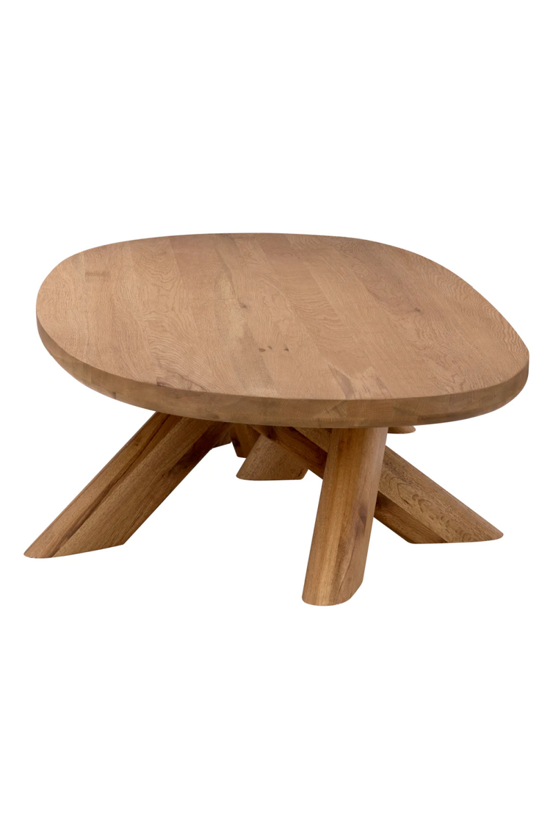 Oval Oak Coffeee Table | Eichholtz Bayshore | Eichholtzmiami.com