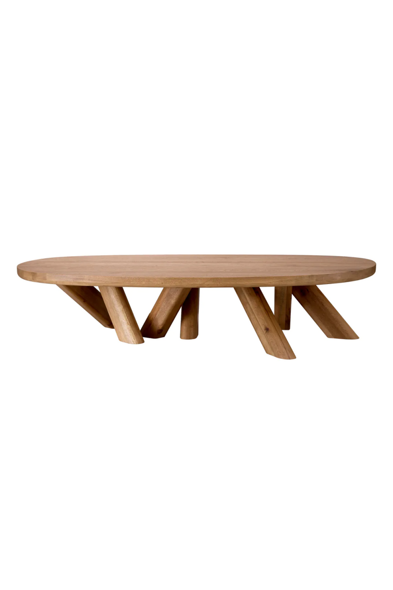 Oval Oak Coffeee Table | Eichholtz Bayshore | Eichholtzmiami.com