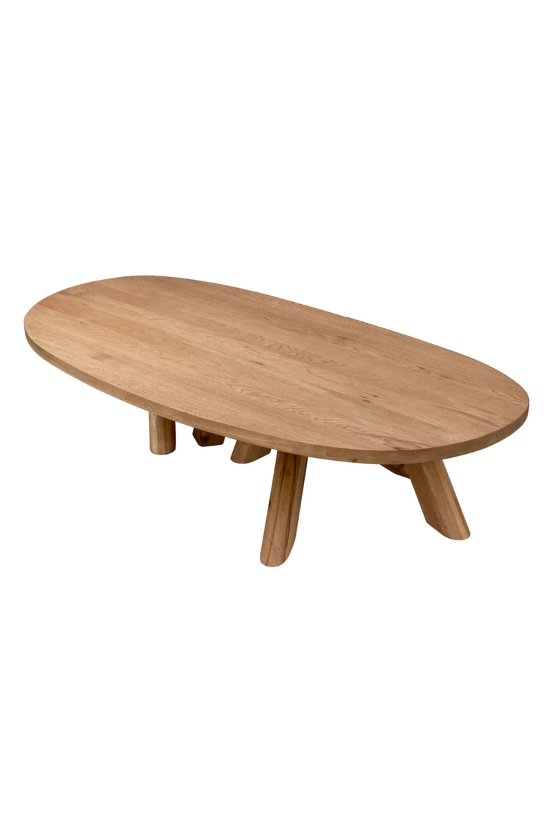 Oval Oak Coffeee Table | Eichholtz Bayshore | Eichholtzmiami.com