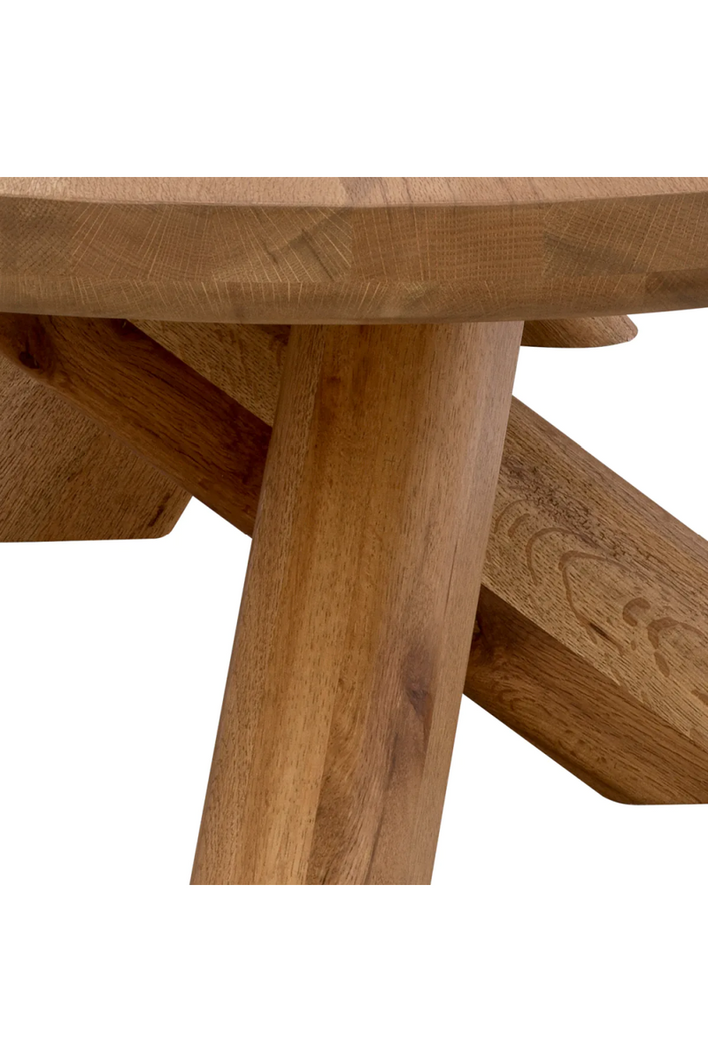 Oval Oak Coffeee Table | Eichholtz Bayshore | Eichholtzmiami.com