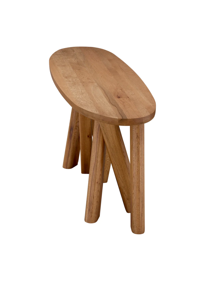 Oval Oak Console Table | Eichholtz Bayshore | Eichholtzmiami.com