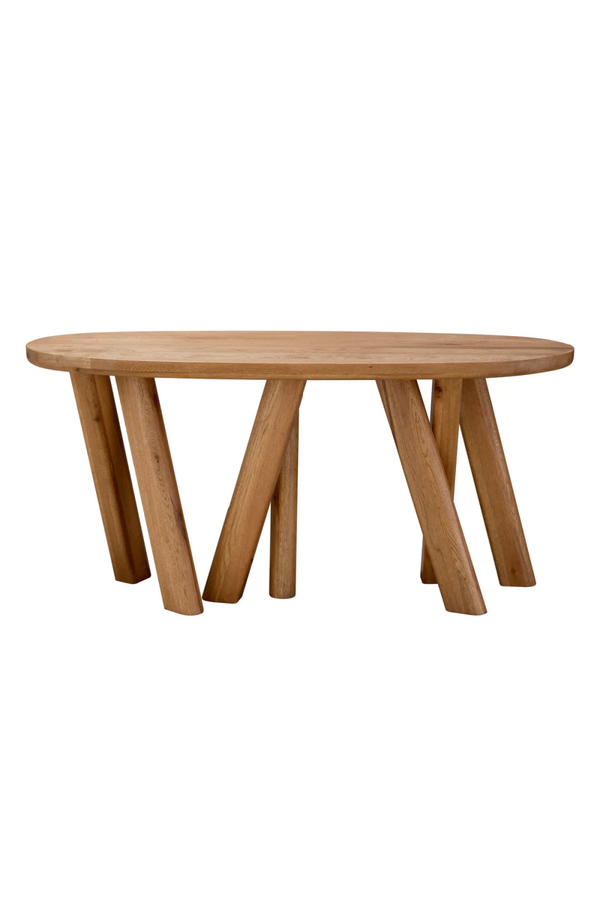Oval Oak Console Table | Eichholtz Bayshore | Eichholtzmiami.com