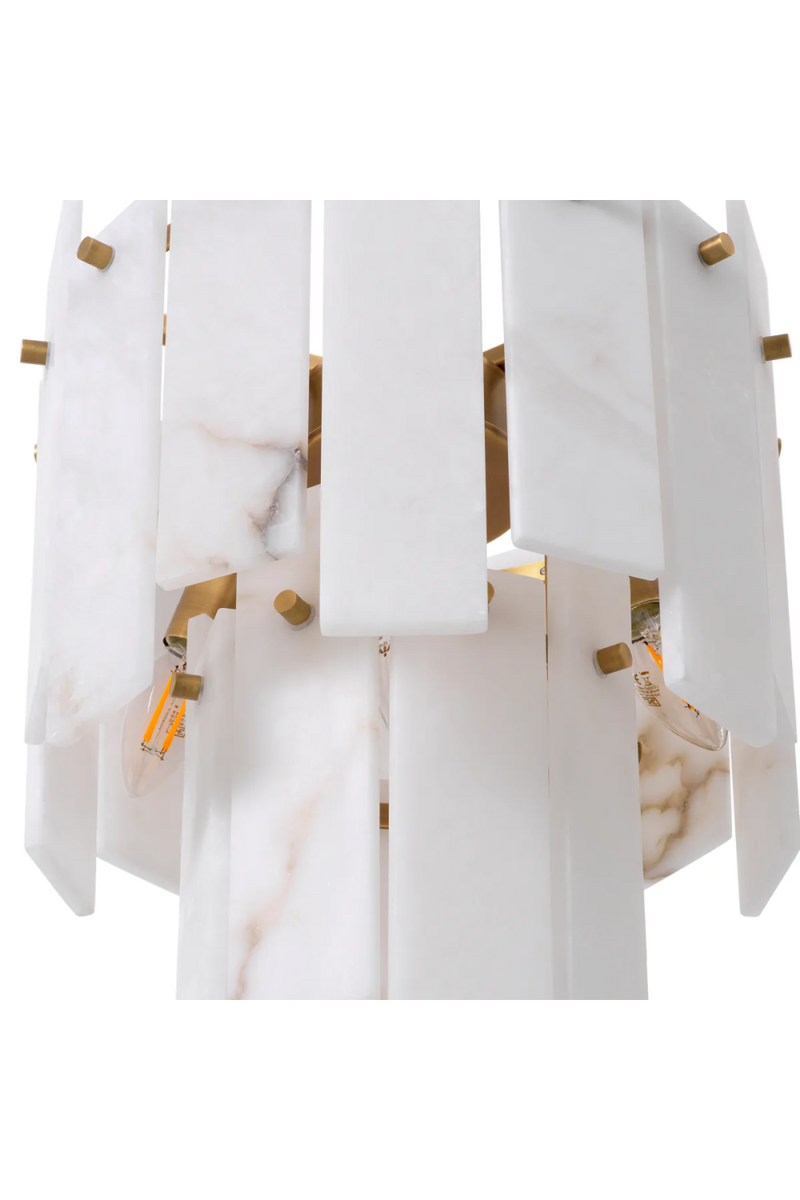 Alabaster Sheet Chandelier | Eichholtz Acevedo | Eichholtzmiami.com