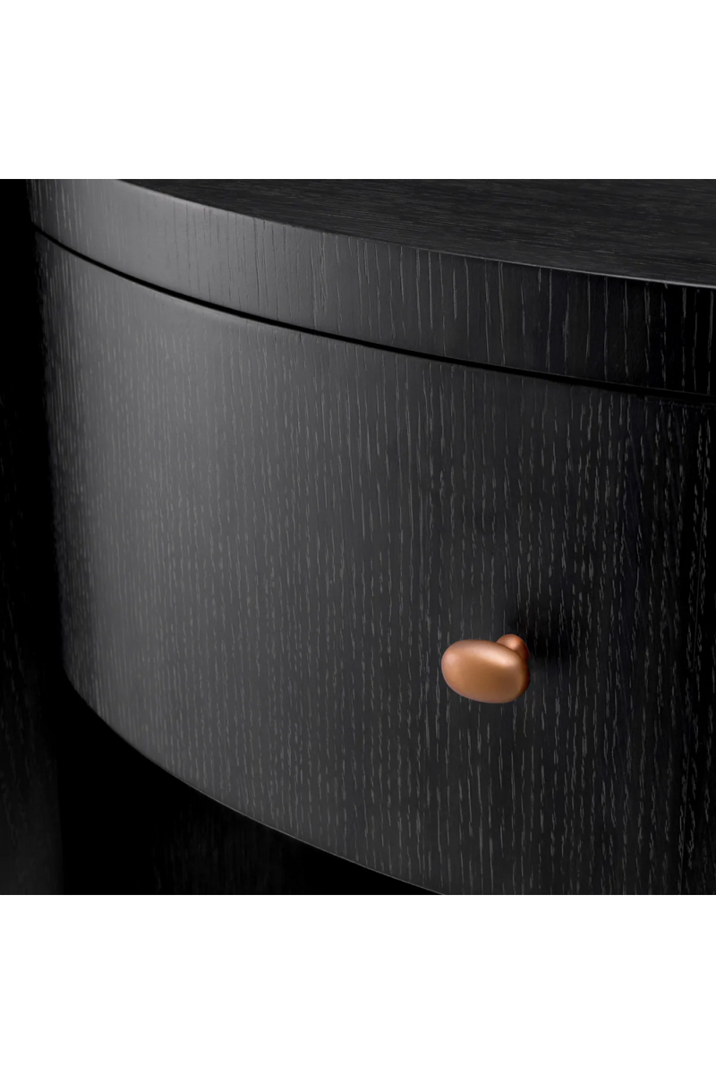 Oval Gray Oak Nightstand | Eichholtz Rosemberg | Eichholtzmiami.com