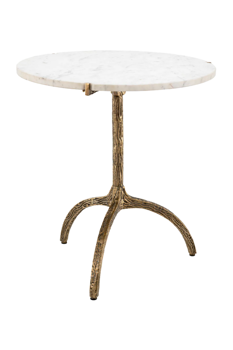 White Marble Round Dining Table | Eichholtz Cortina | Eichholtzmiami.com