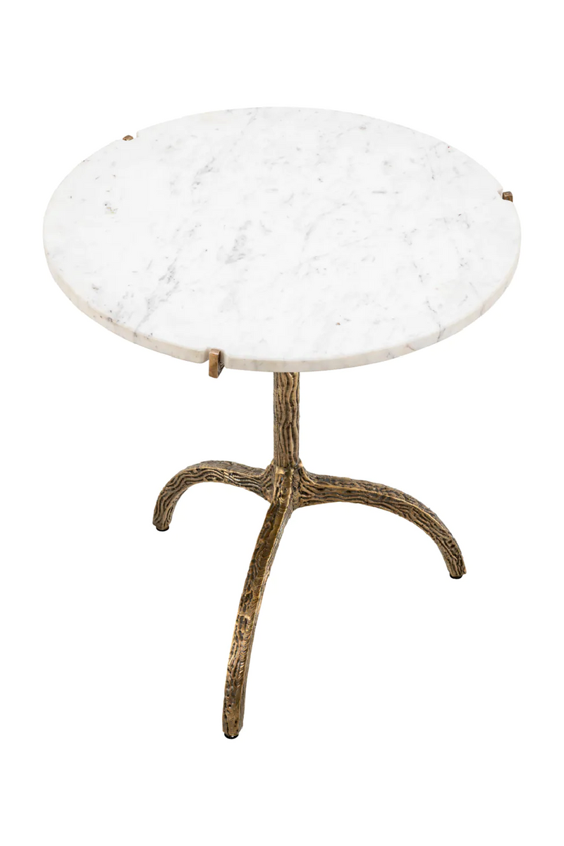 White Marble Round Dining Table | Eichholtz Cortina | Eichholtzmiami.com