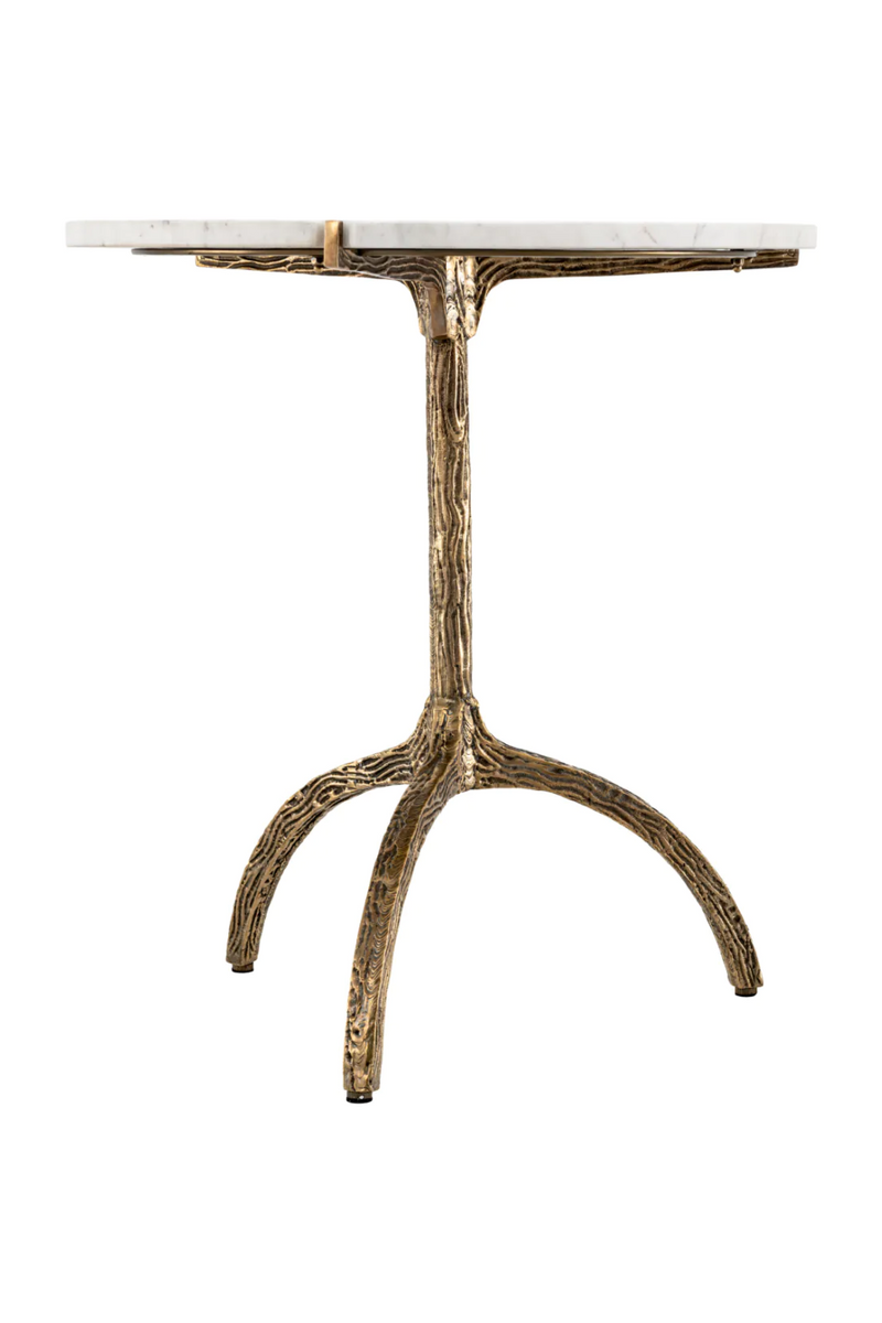 White Marble Round Dining Table | Eichholtz Cortina | Eichholtzmiami.com