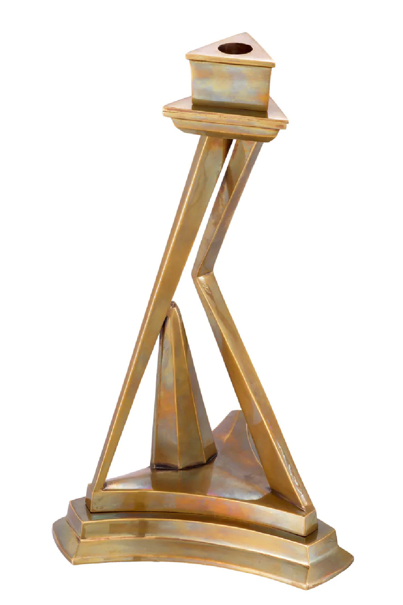 Vintage Brass Candle Holder | Eichholtz Fiesole | Eichholtzmiami.com