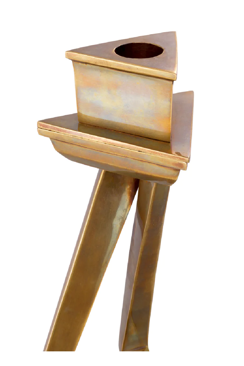 Vintage Brass Candle Holder | Eichholtz Fiesole | Eichholtzmiami.com