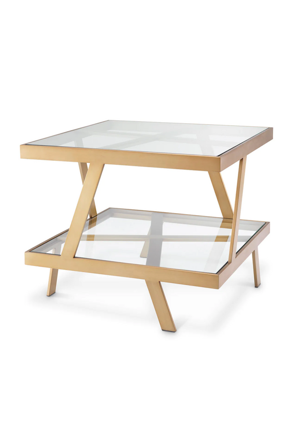 Two-Tier Glass Side Table | Eichholtz Billinghurst | Eichholtzmiami.com