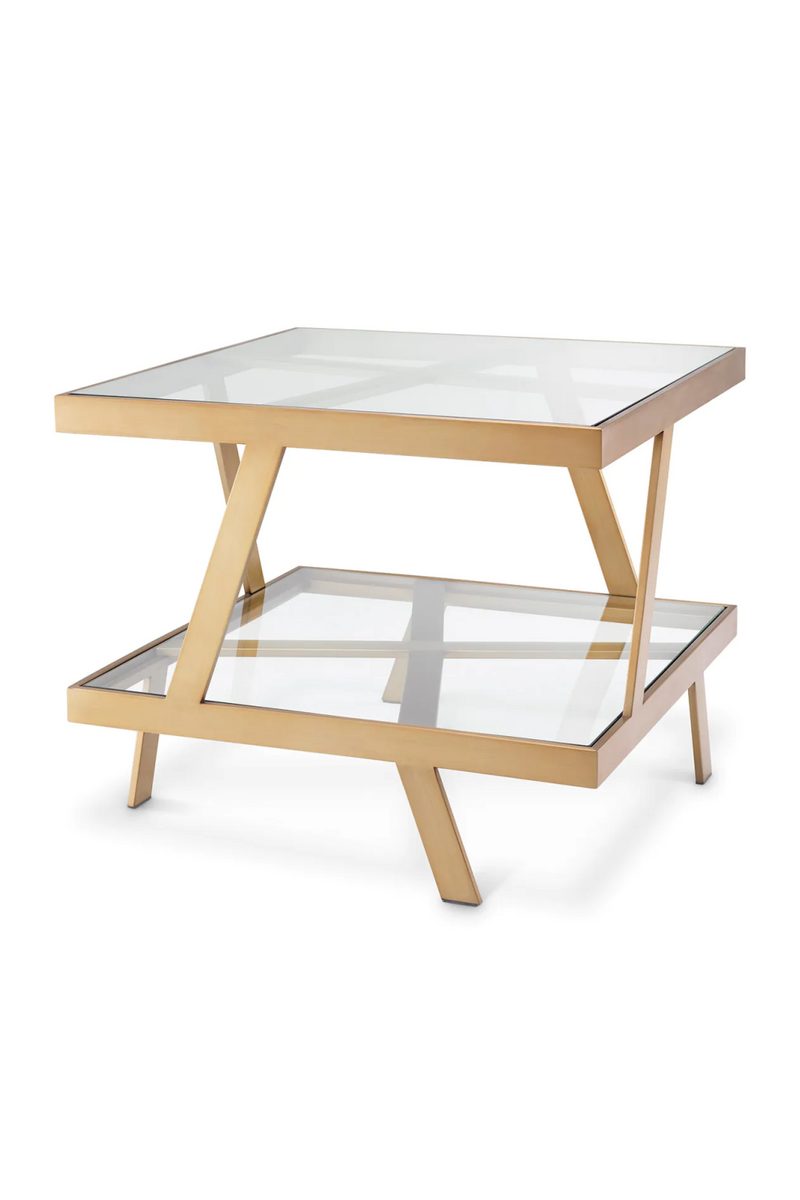 Two-Tier Glass Side Table | Eichholtz Billinghurst | Eichholtzmiami.com