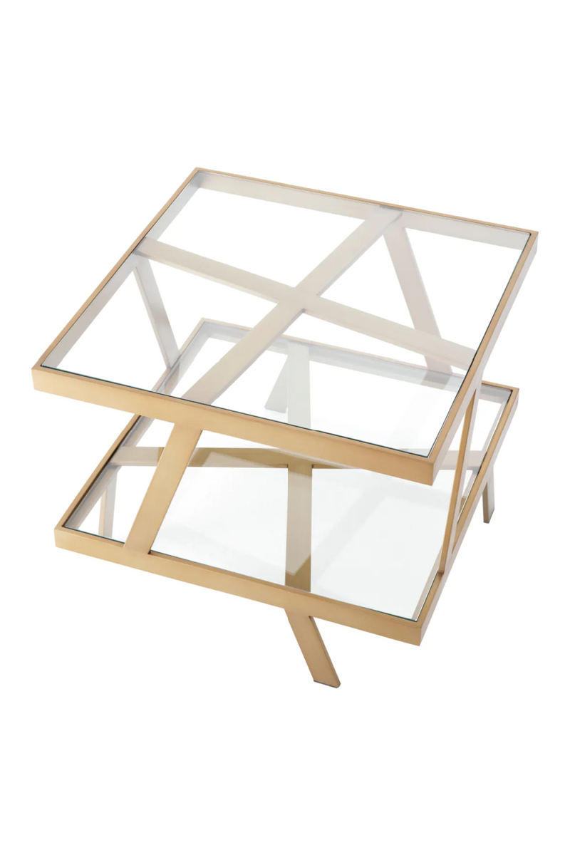 Two-Tier Glass Side Table | Eichholtz Billinghurst | Eichholtzmiami.com