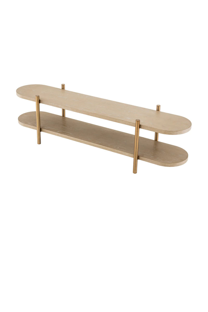 Washed Oak Shelf Cabinet | Eichholtz Scario | Eichholtzmiami.com