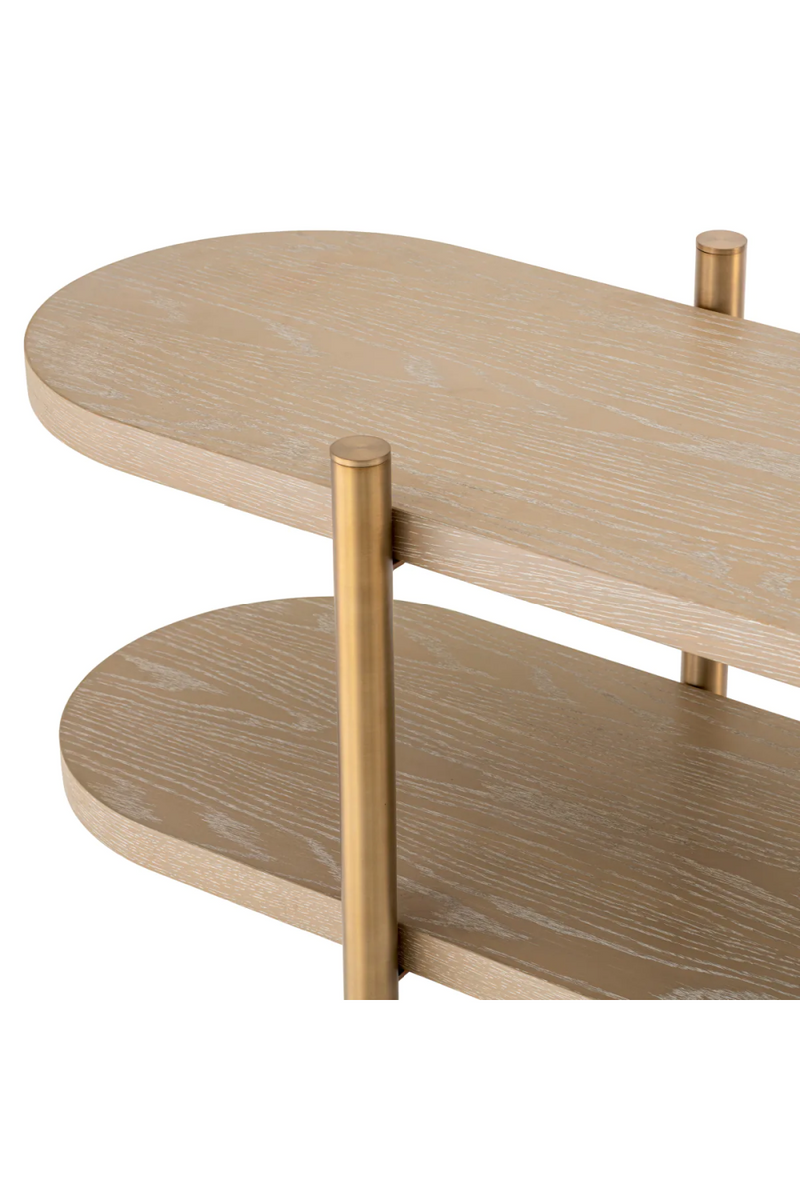 Washed Oak Shelf Cabinet | Eichholtz Scario | Eichholtzmiami.com