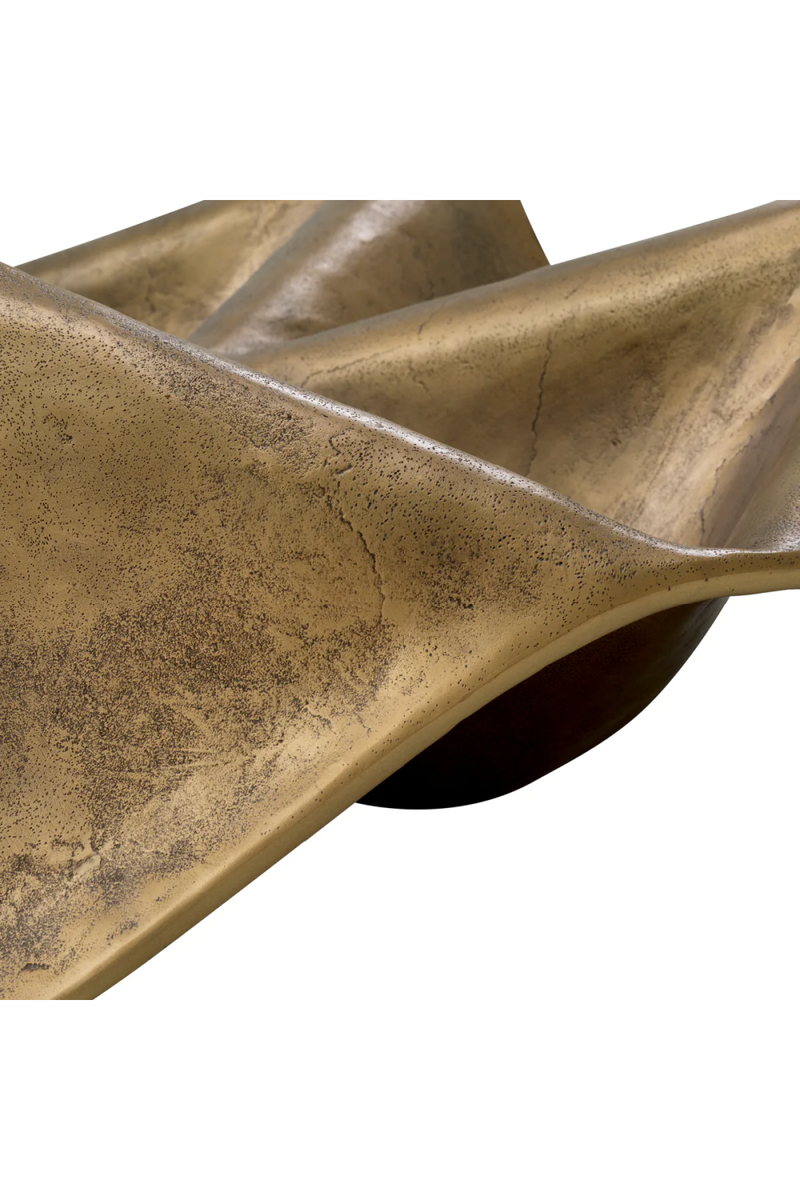 Wavy Vintage Brass Coffee Table | Eichholtz Angelico | Eichholtzmiami.com