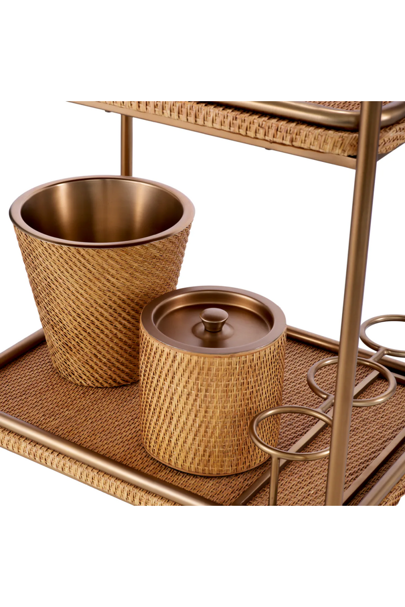 Natural Rattan Trolley | Eichholtz Pescara | Eichholtzmiami.com