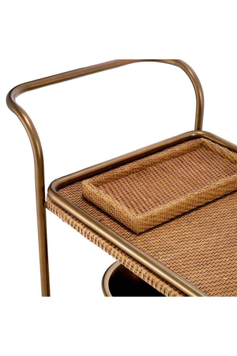 Natural Rattan Trolley | Eichholtz Pescara | Eichholtzmiami.com