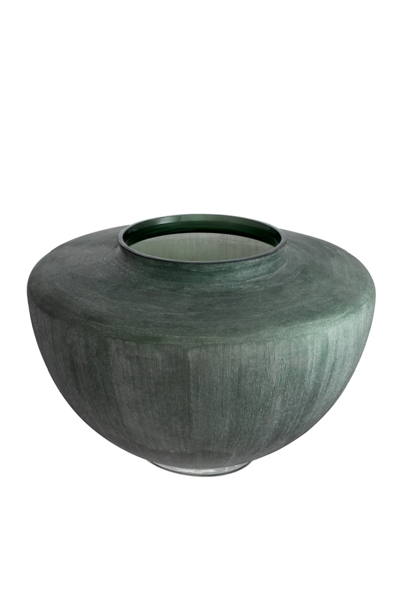 Green Handblown Glass Vase | Eichholtz Wainscott | Eichholtzmiami.com