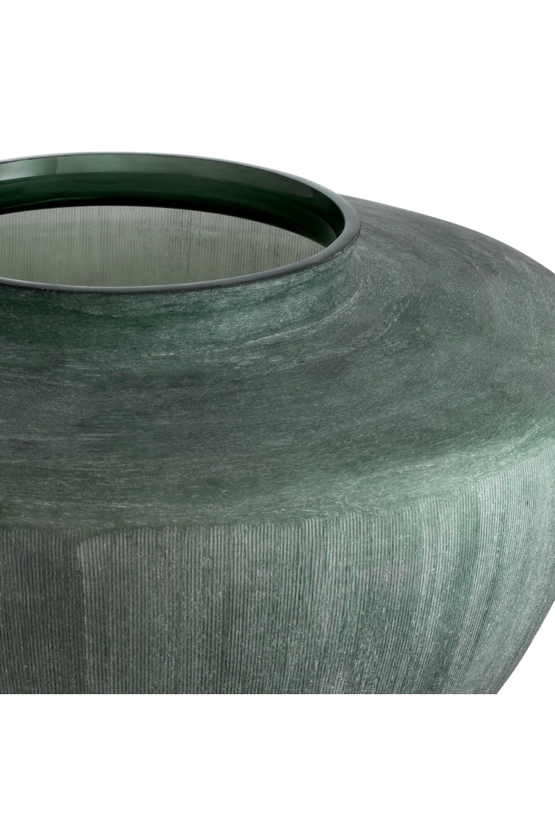 Green Handblown Glass Vase | Eichholtz Wainscott | Eichholtzmiami.com