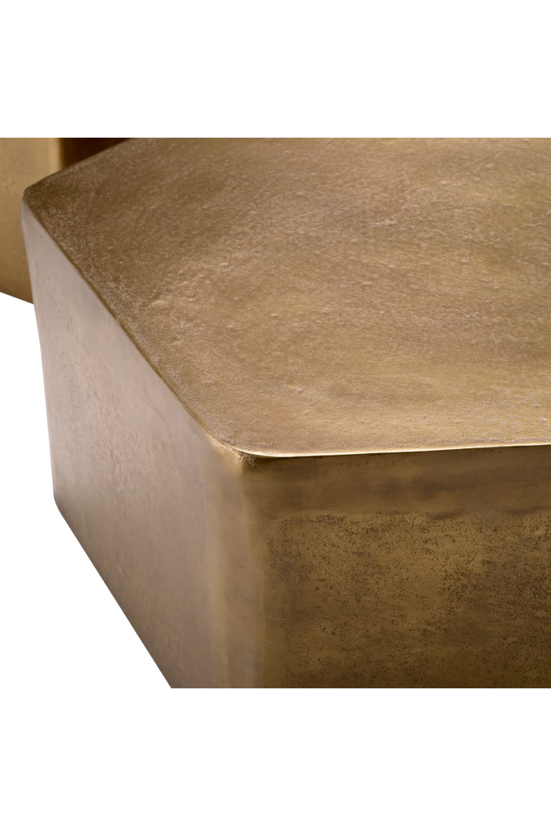 Vintage Gold Coffee Table Set (3) | Eichholtz Veenazza | Eichholtzmiami.com
