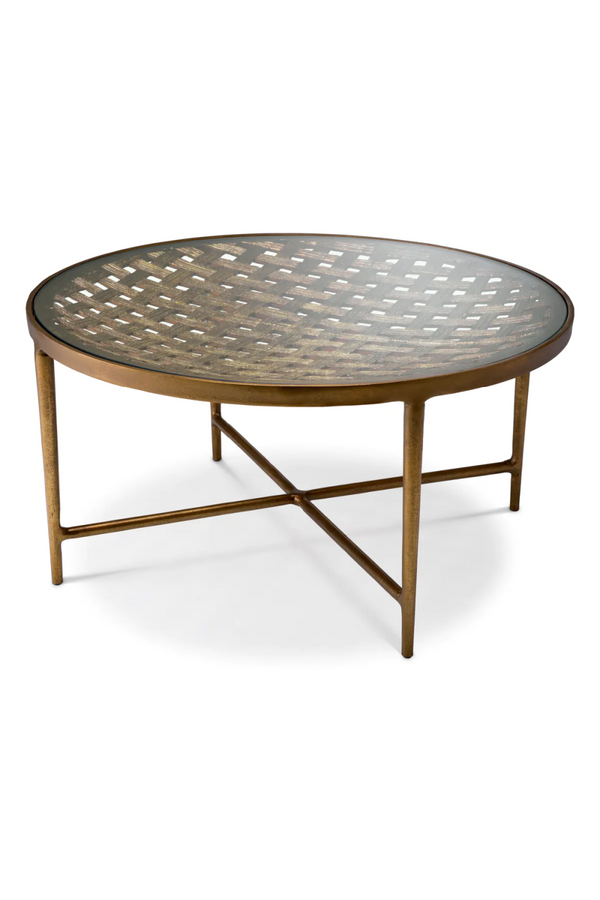 Woven-Patterned Coffee Table | Eichholtz Sorrento | Eichholtzmiami.com