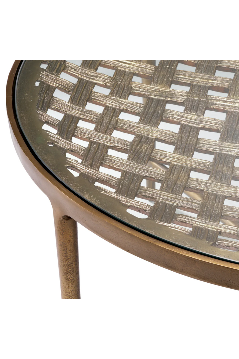 Woven-Patterned Coffee Table | Eichholtz Sorrento | Eichholtzmiami.com