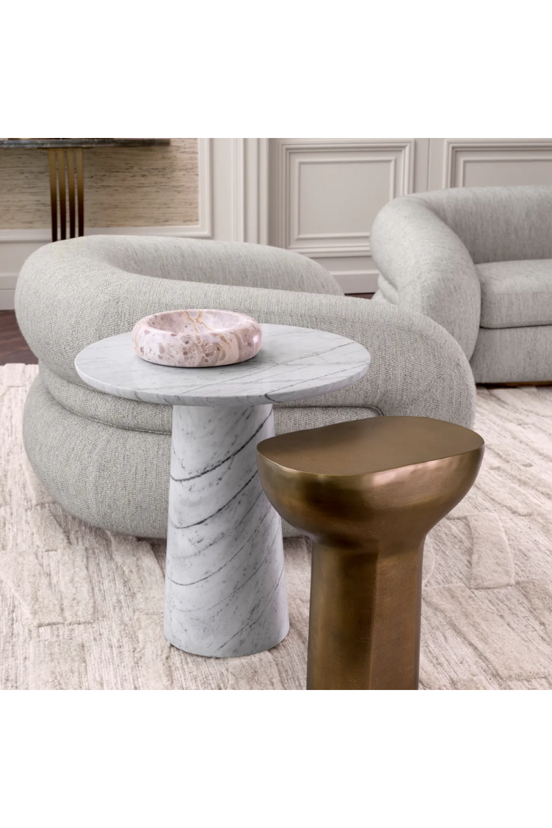 Antique Brass Oval Side Table | Eichholtz Cremona | Eichholtzmiami.com