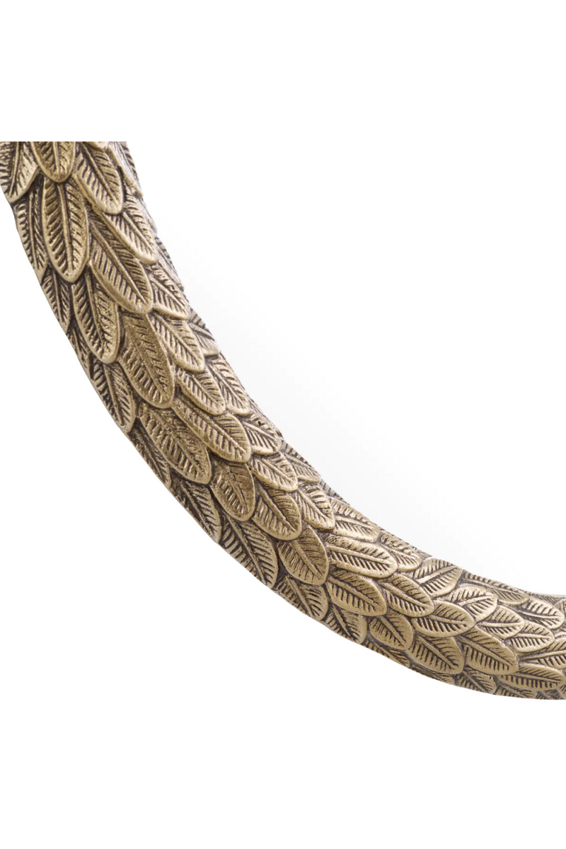 Leaves Patterned Oval Mirror | Eichholtz Soave | Eichholtzmiami.com