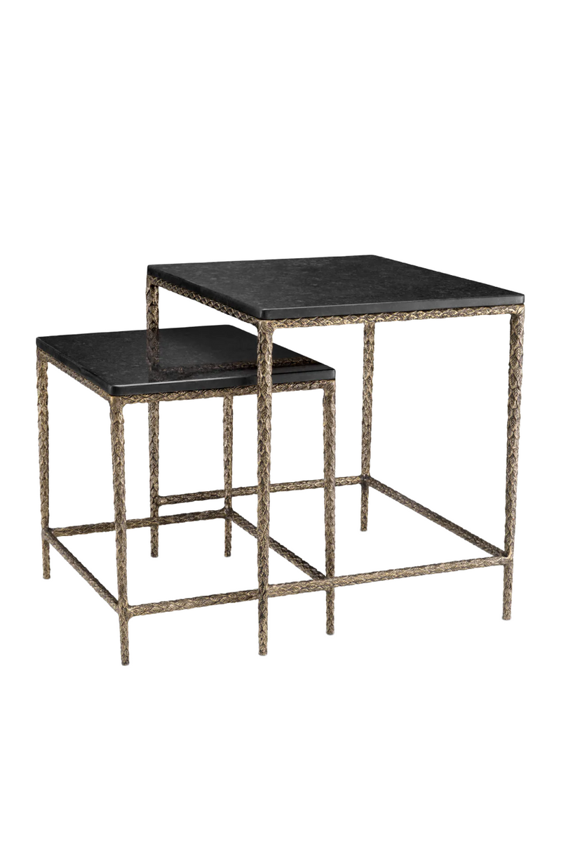 Black Granite Nesting Coffee Tables (2) | Eichholtz Ferndale | Eichholtzmiami.com
