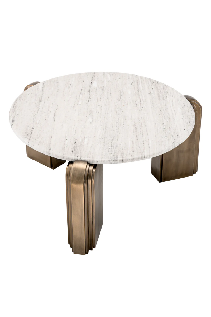 Beige Marble Modern Coffee Table | Eichholtz Albion | Eichholtzmiami.com