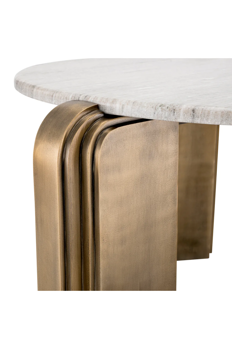 Beige Marble Modern Coffee Table | Eichholtz Albion | Eichholtzmiami.com