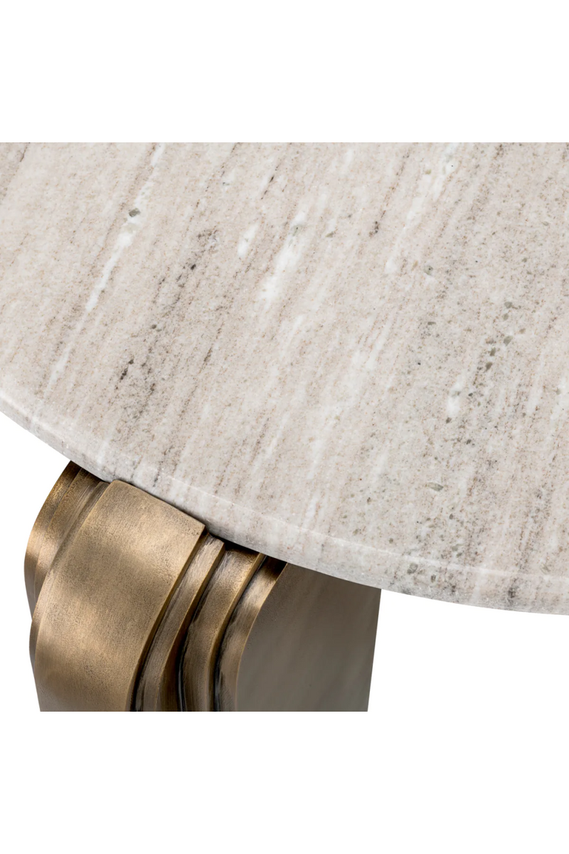 Beige Marble Modern Coffee Table | Eichholtz Albion | Eichholtzmiami.com