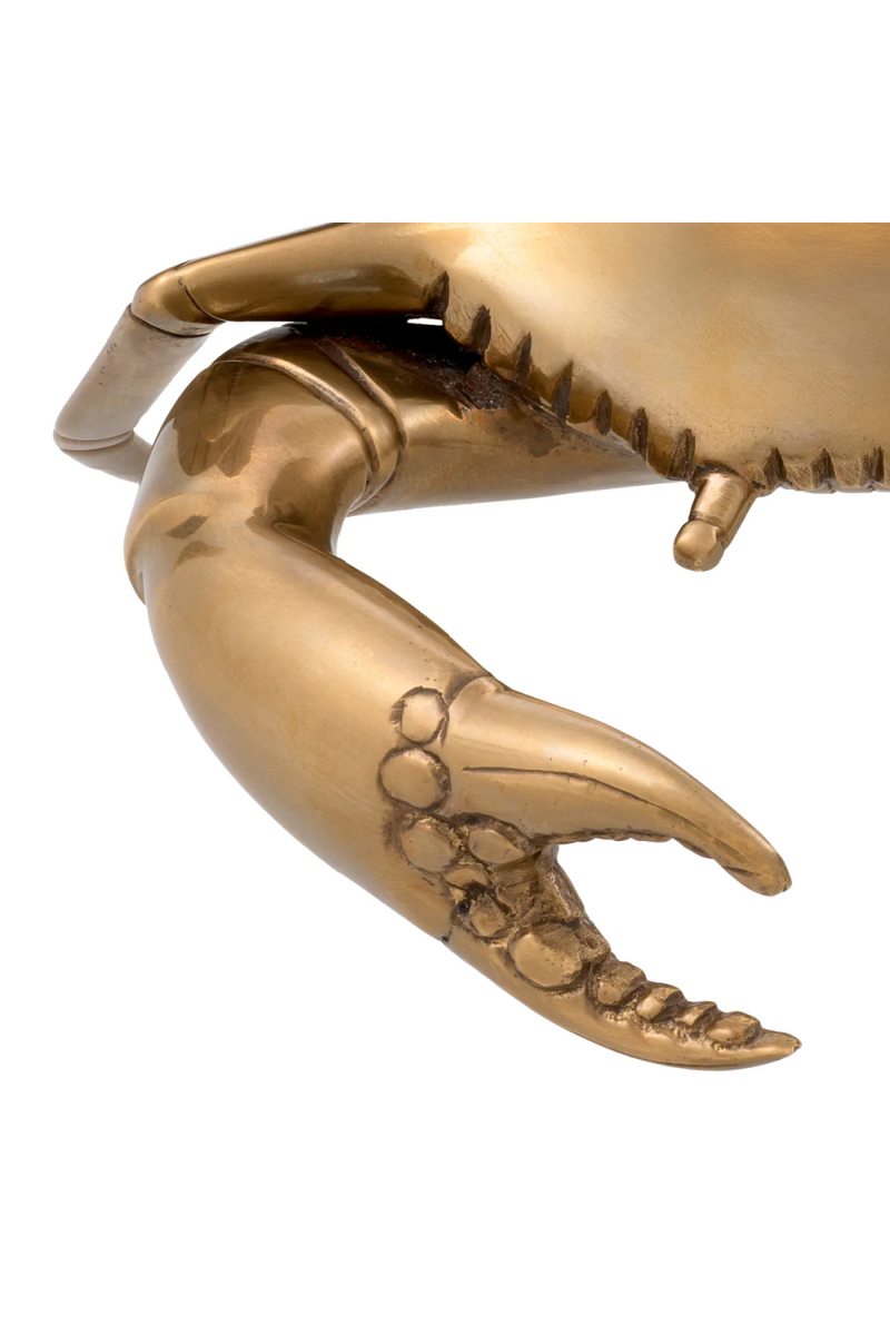 Vintage Brass Deco Object | Eichholtz Crab | Eichholtzmiami.com
