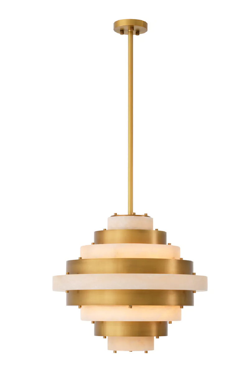 Alabaster Tiered Chandelier | Eichholtz Lazzari | Eichholtzmiami.com