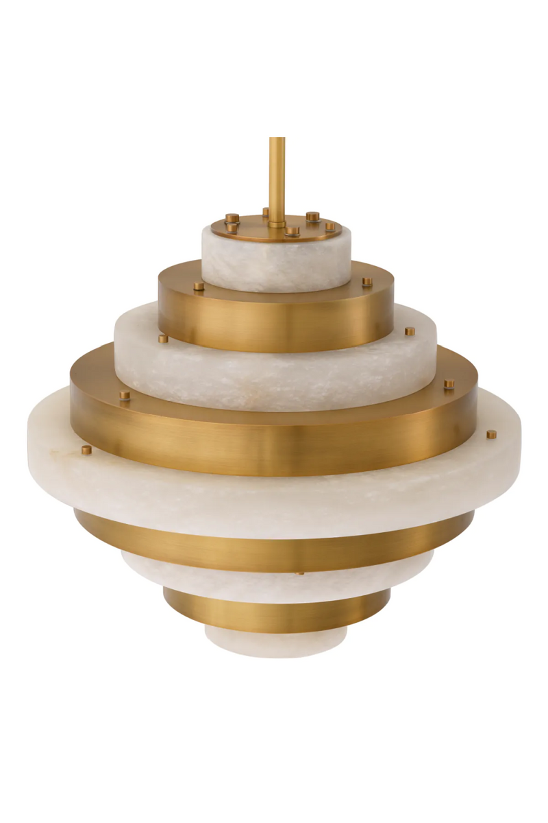 Alabaster Tiered Chandelier | Eichholtz Lazzari | Eichholtzmiami.com