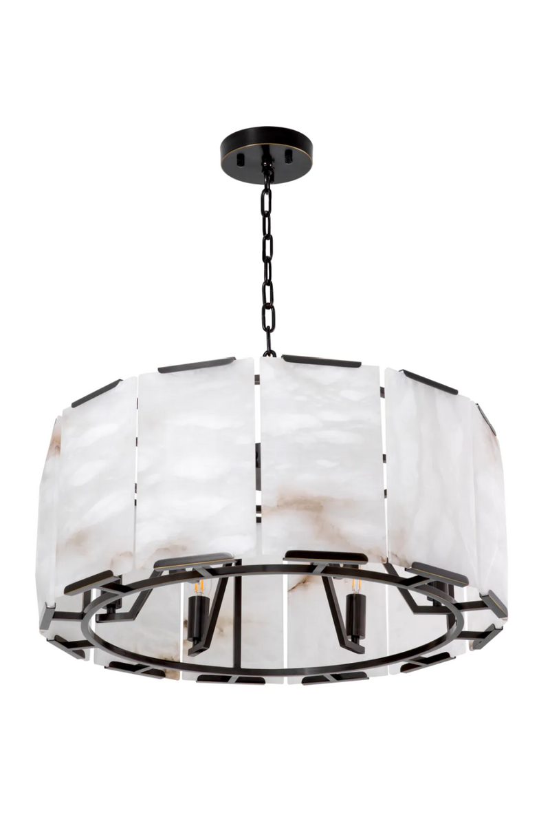 Alabaster Panels Chandelier | Eichholtz Ortiz | Eichholtzmiami.com
