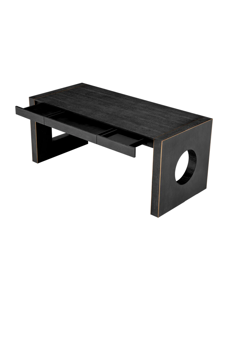 Charcoal Gray Oak Desk | Eichholtz Rovigo | Eichholtzmiami.com