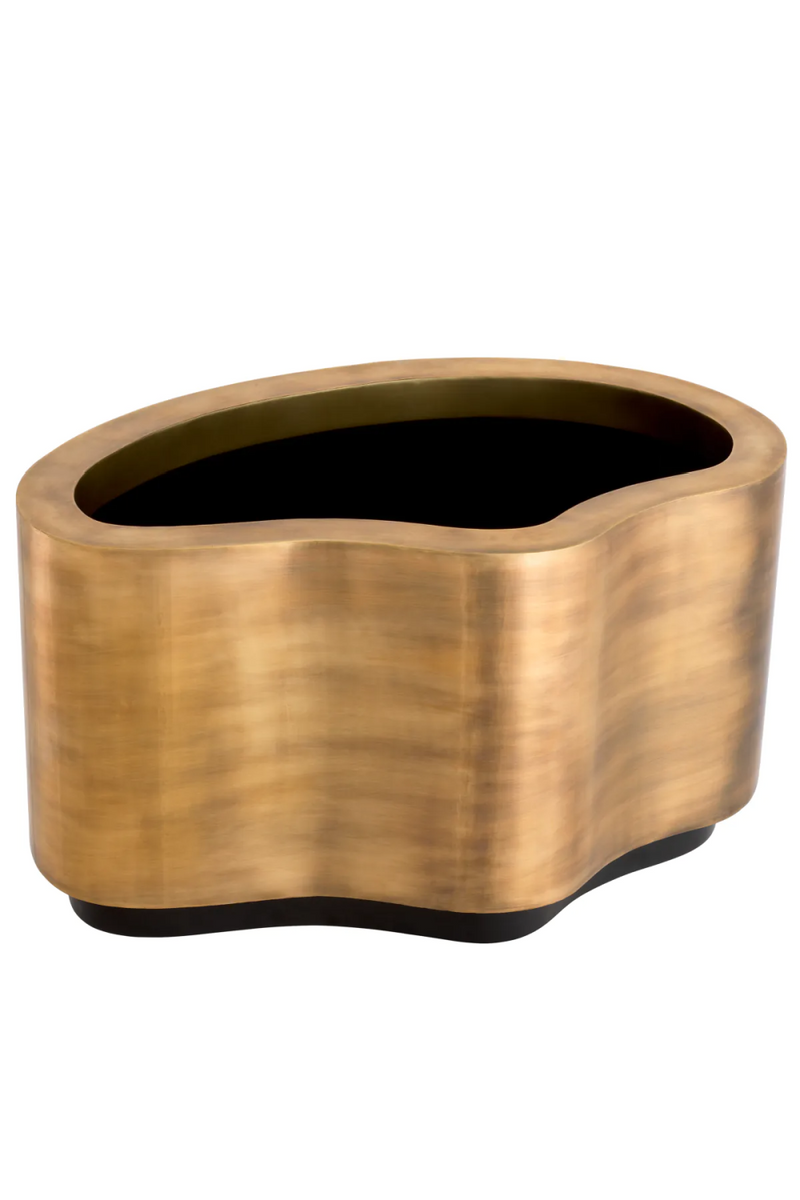 Vintage Brass Organic Planter | Eichholtz Monza | Eichholtzmiami.com