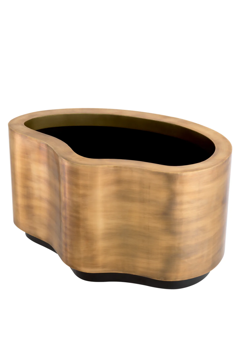 Vintage Brass Organic Planter | Eichholtz Monza | Eichholtzmiami.com