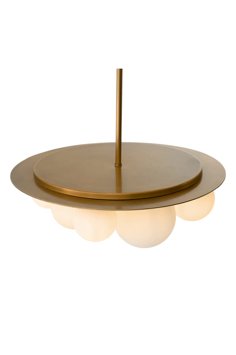White Glass Globes Chandelier | Eichholtz Orsini | Eichholtzmiami.com
