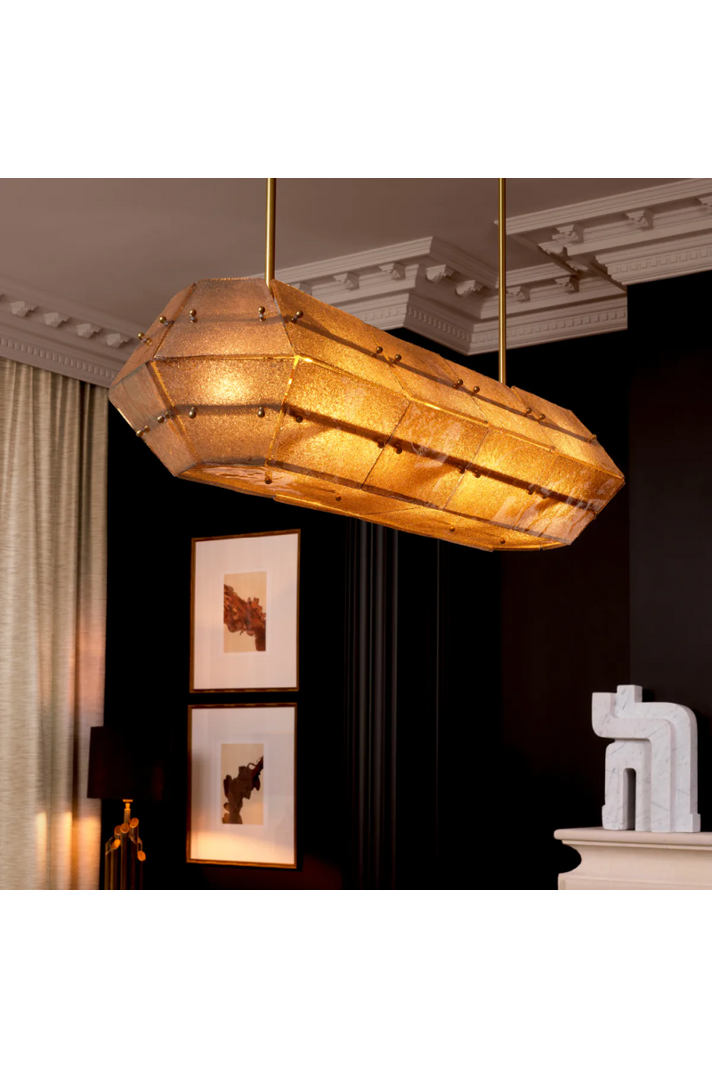 Glass Panels Chandelier | Eichholtz Ferrucci | Eichholtzmiami.com