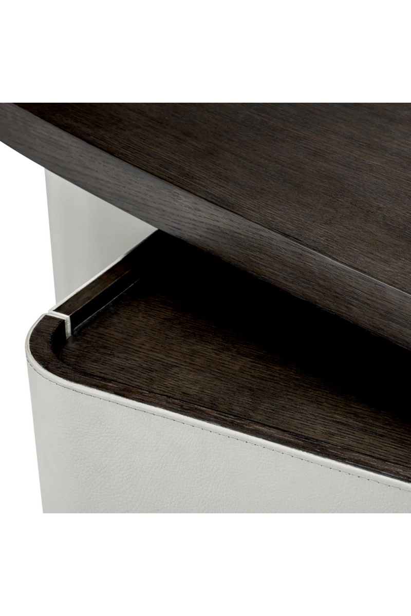 Gray Leather Rotating Desk | Eichholtz Numana | Eichholtzmiami.com