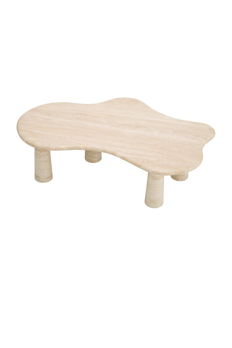 Organic-Shaped Travertine Coffee Table | Eichholtz Isernia | Eichholtzmiami.com