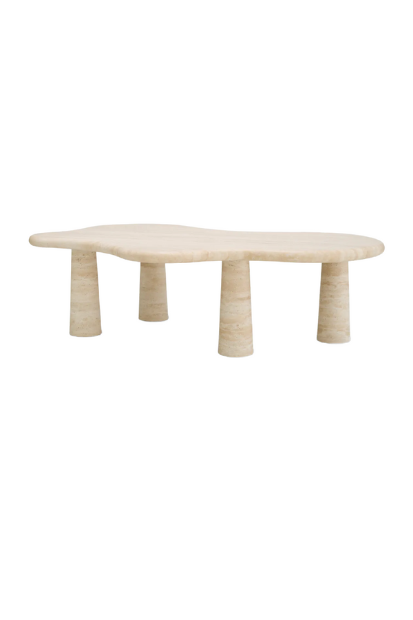 Organic-Shaped Travertine Coffee Table | Eichholtz Isernia | Eichholtzmiami.com
