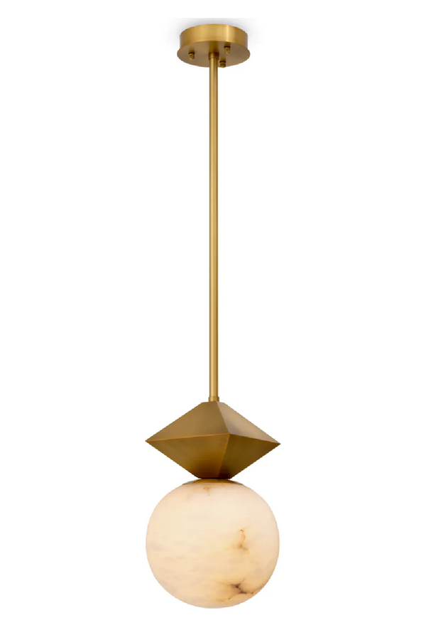 Alabaster Sphere Pendant Light | Eichholtz Elko | Eichholtzmiami.com